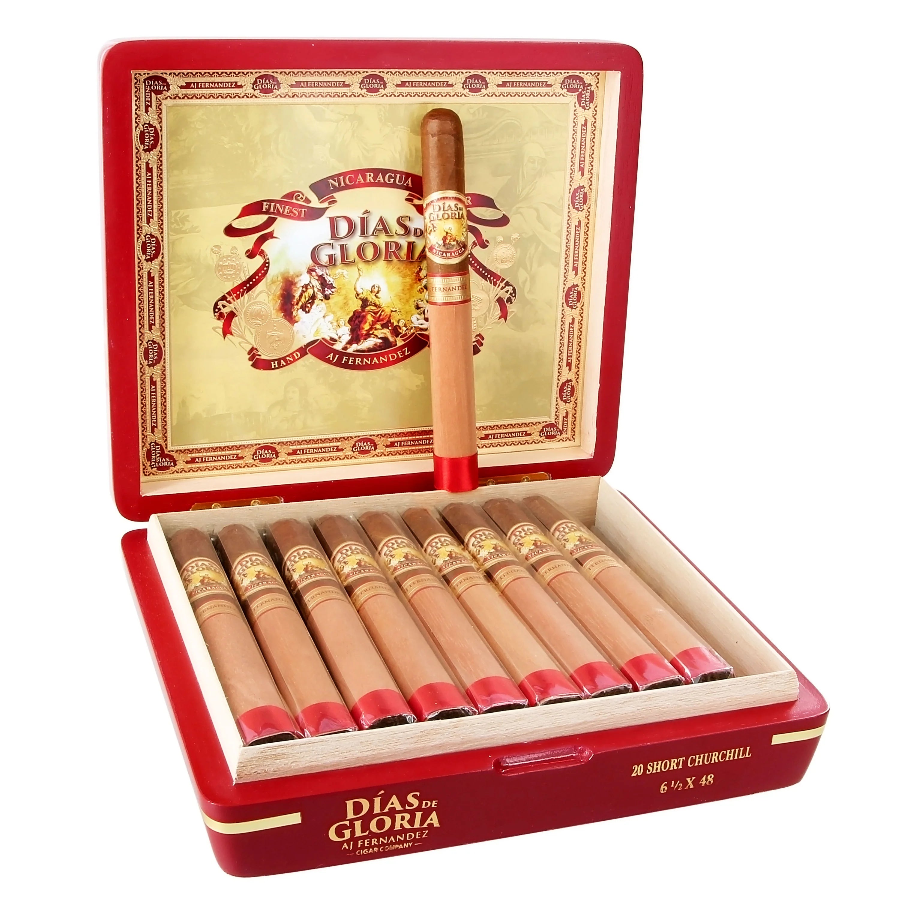 A.J. Fernandez Dias De Gloria Short Churchill Box of 20